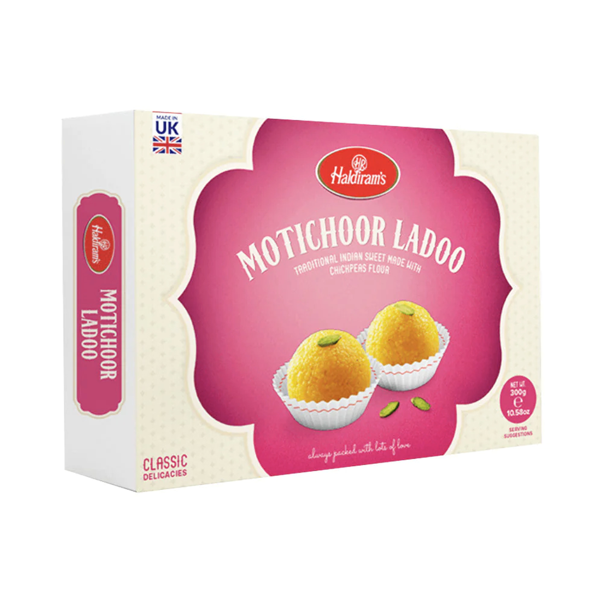 Haldirams Motichoor Ladoo 300Gm